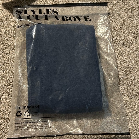 NEW MICAS OMBRÉ FRAYED SLIT DENIM MAXI SKIRT - Picture 6 of 9